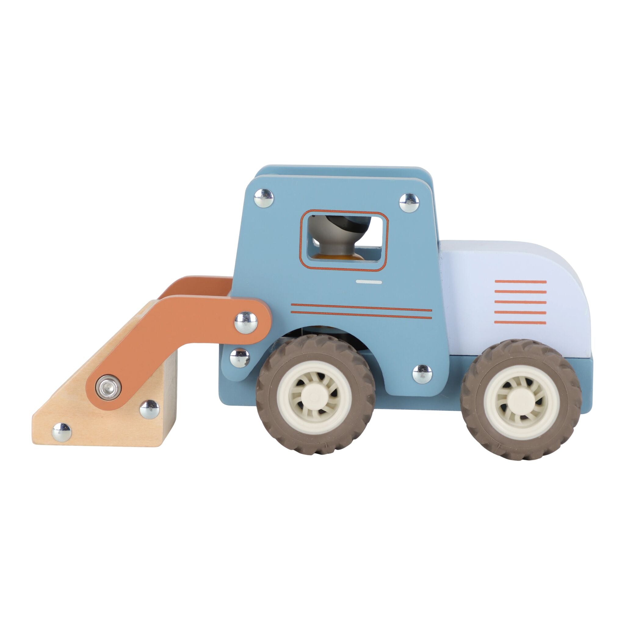 Little Dutch Wooden Bulldozer Truck