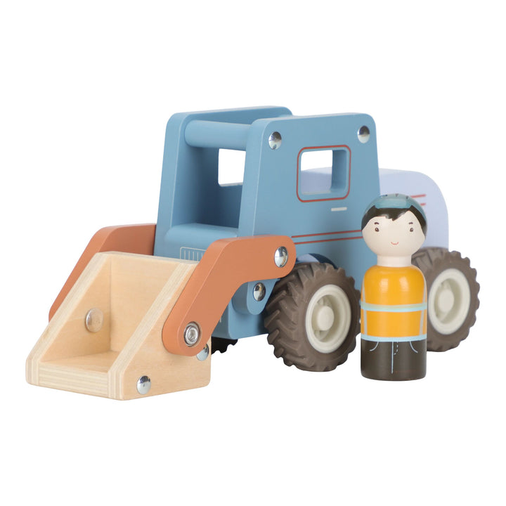 Little Dutch Wooden Bulldozer Truck