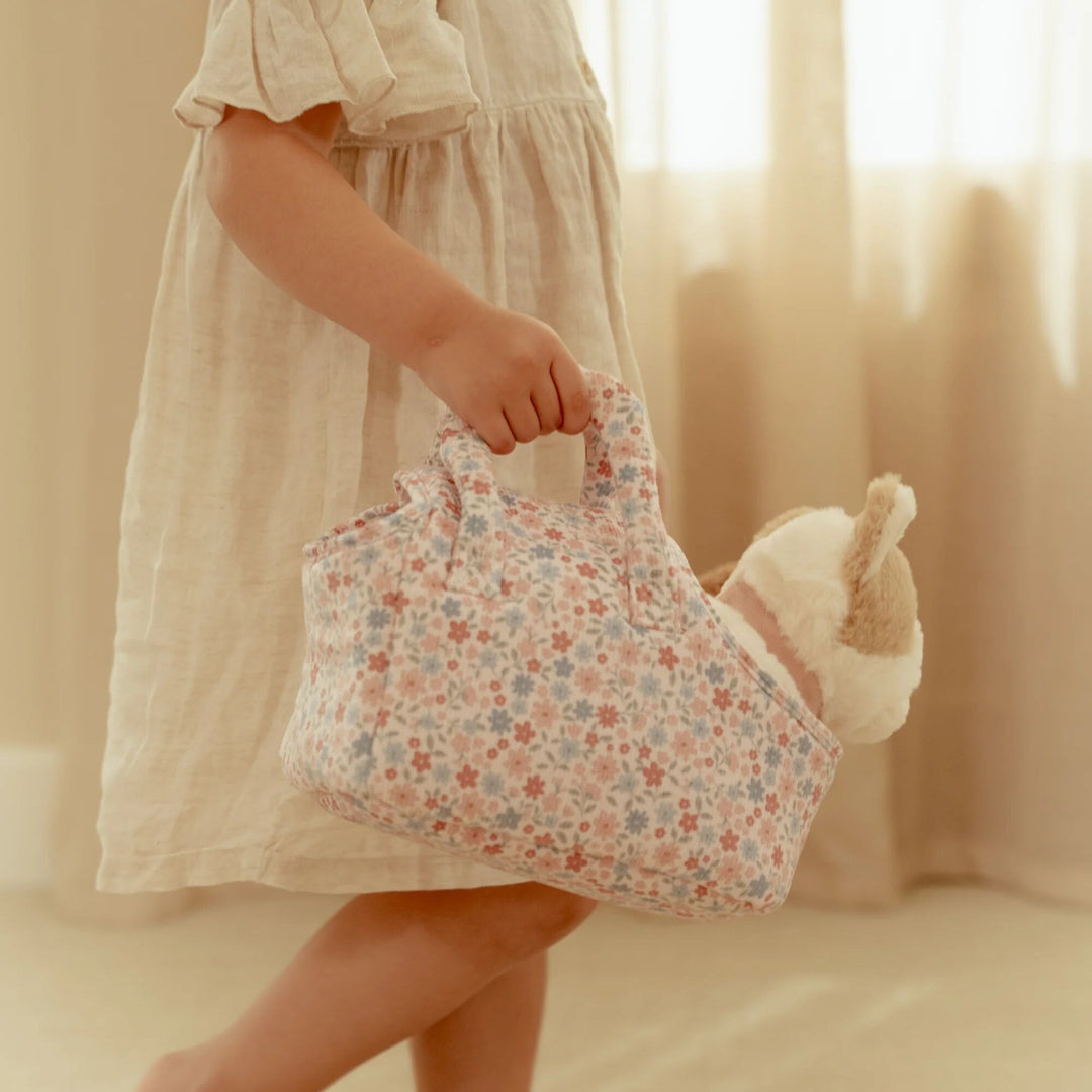 Little Dutch Cuddle Cat in Pink Carry Bag – Marley