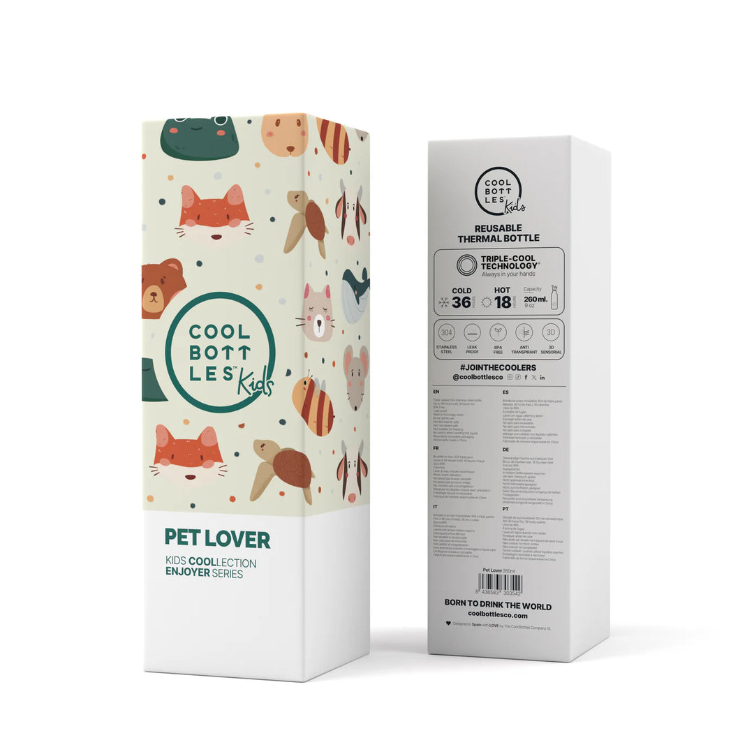 Cool Bottles™ Kids Enjoyer Series – Pet Lover (260 ml)