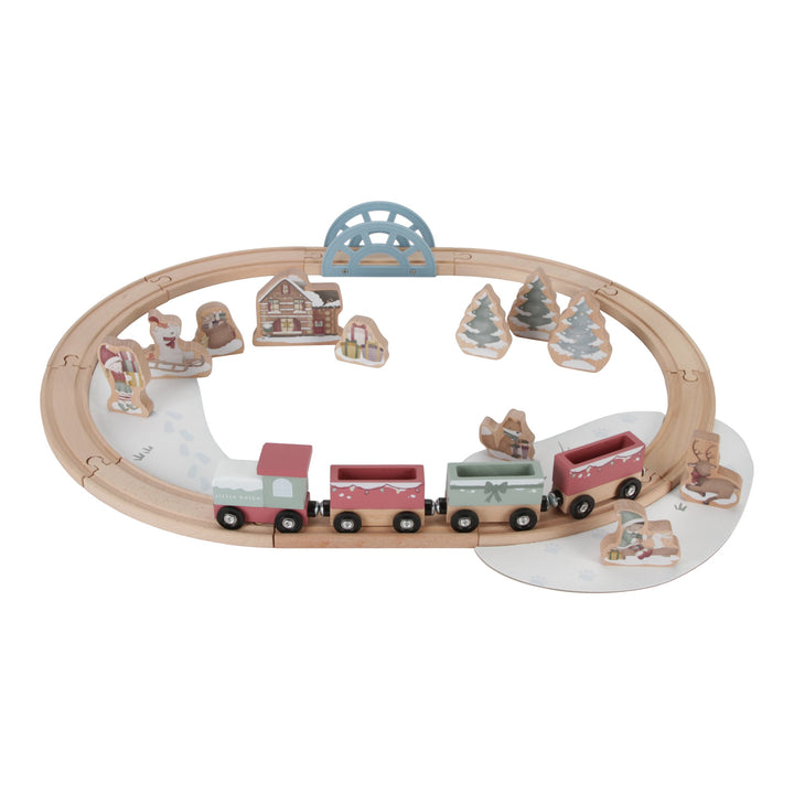 Little Dutch Wooden Train Track – Christmas