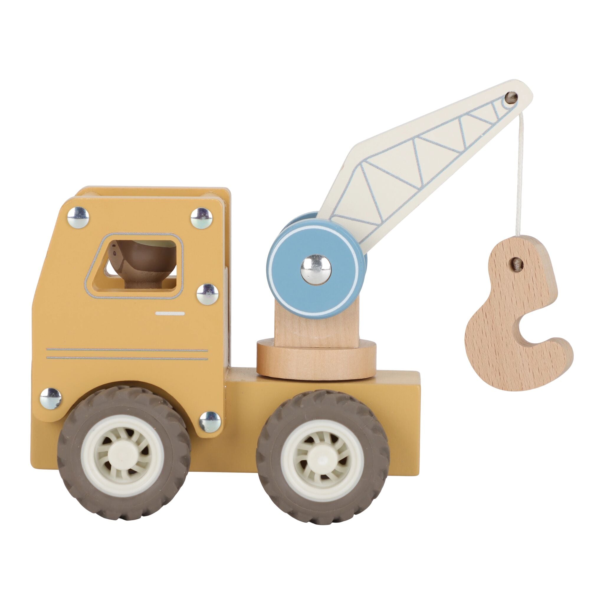 Little Dutch Wooden Crane Truck