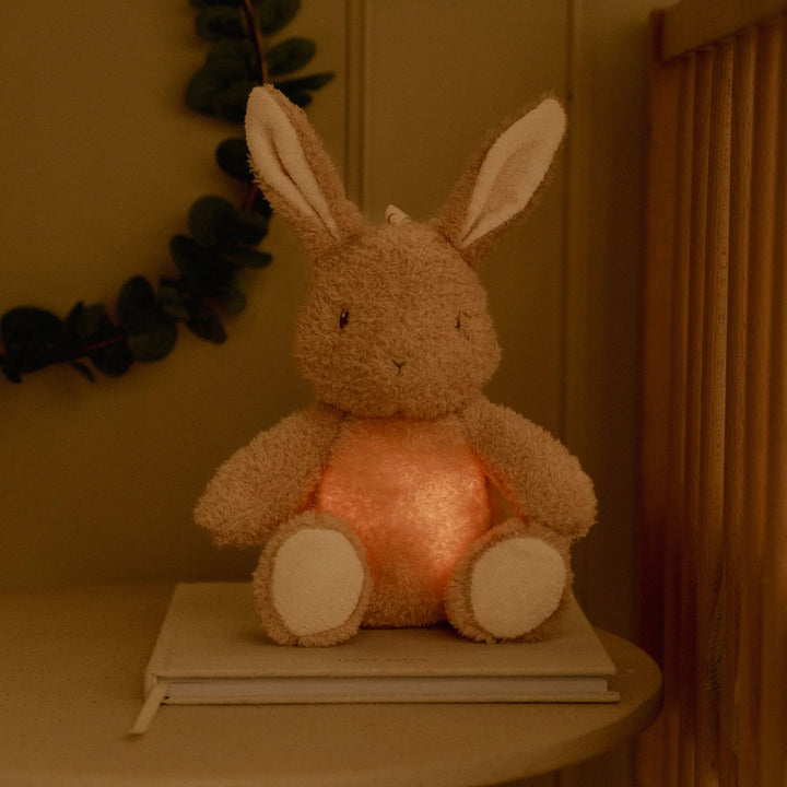 Little Dutch Cuddle Baby Bunny Light &amp; Sound – Newborn Naturals