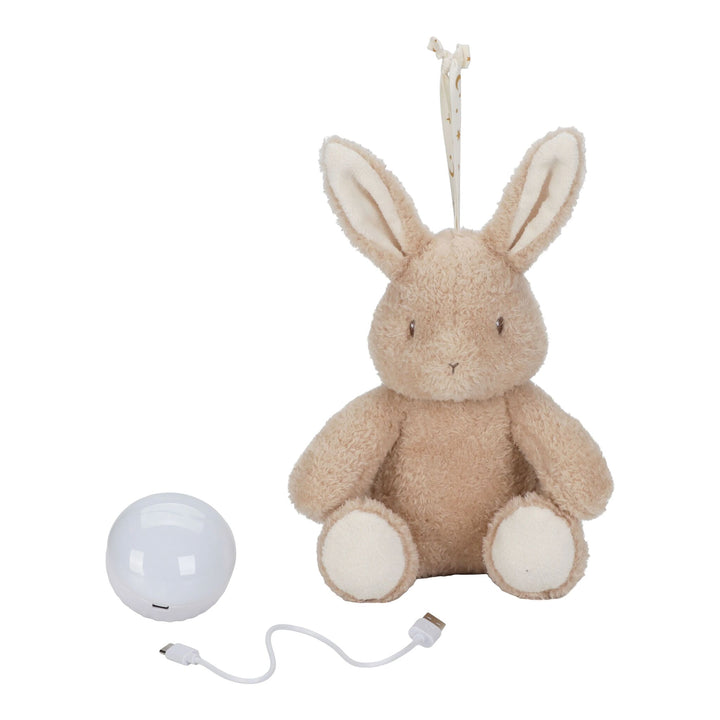 Little Dutch Cuddle Baby Bunny Light &amp; Sound – Newborn Naturals