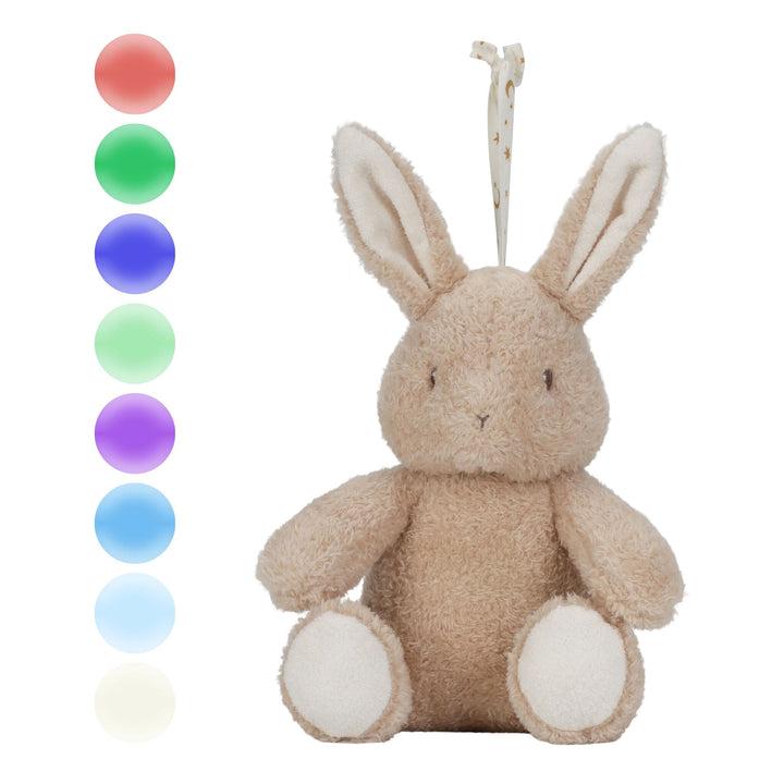 Little Dutch Cuddle Baby Bunny Light &amp; Sound – Newborn Naturals