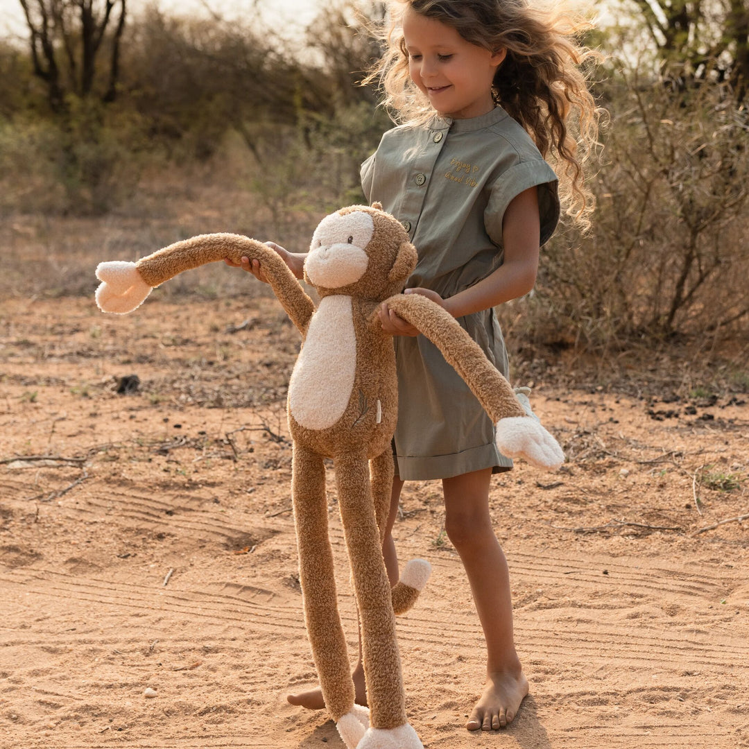 Little Dutch Dangly Cuddle Safari Friends – Extra Large Monkey