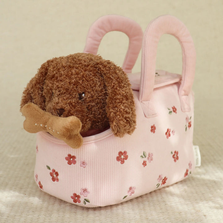 Little Dutch Cuddle Dog in Pink Carry Bag – Jackie