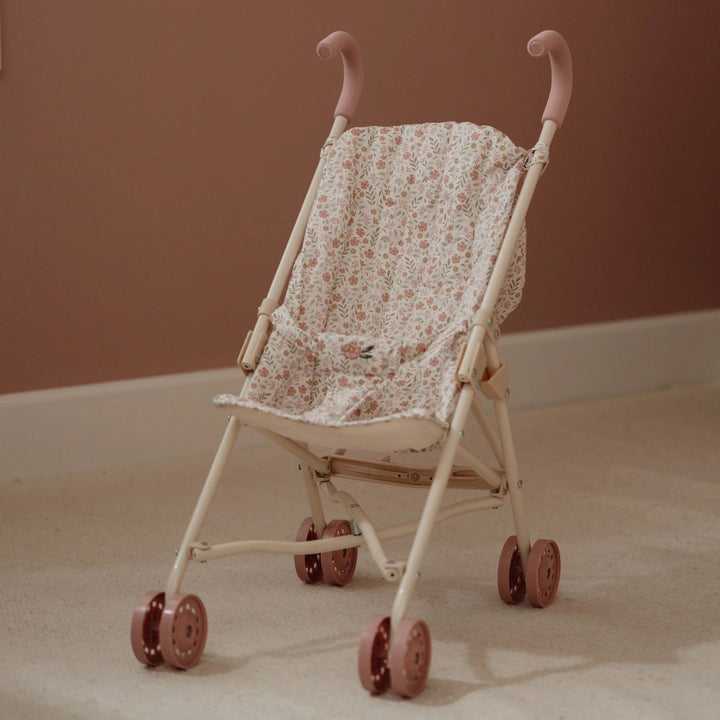 Little Dutch Metal Baby Doll Stroller – Soft Flowers