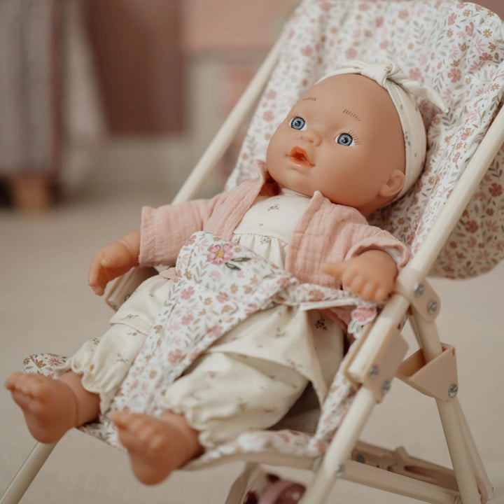 Little Dutch Metal Baby Doll Stroller – Soft Flowers