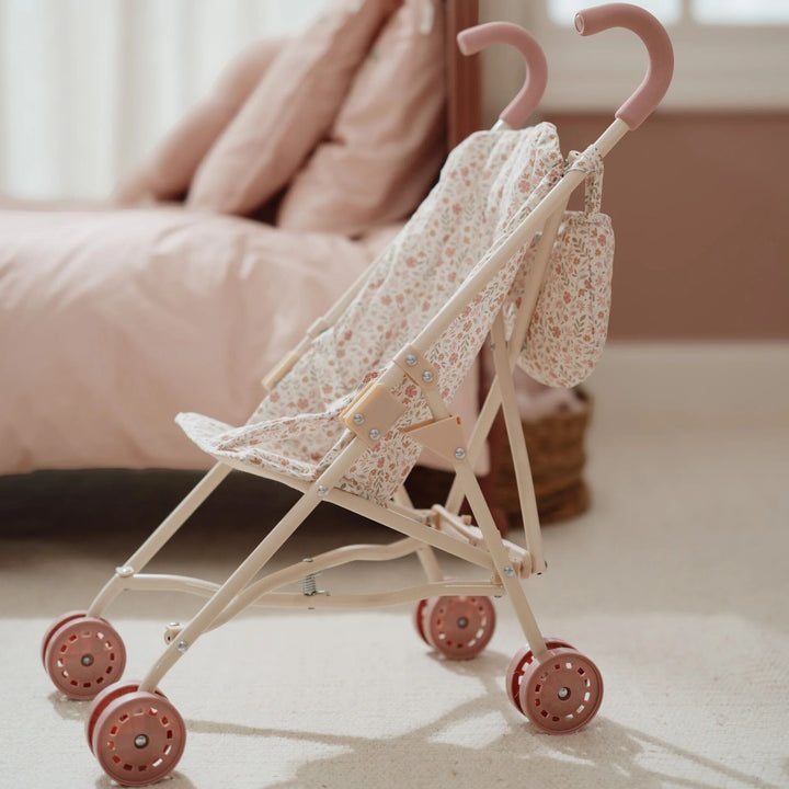 Little Dutch Metal Baby Doll Stroller – Soft Flowers