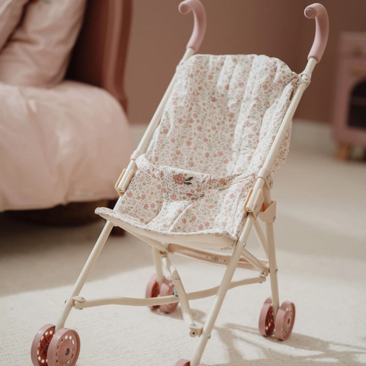 Little Dutch Metal Baby Doll Stroller – Soft Flowers