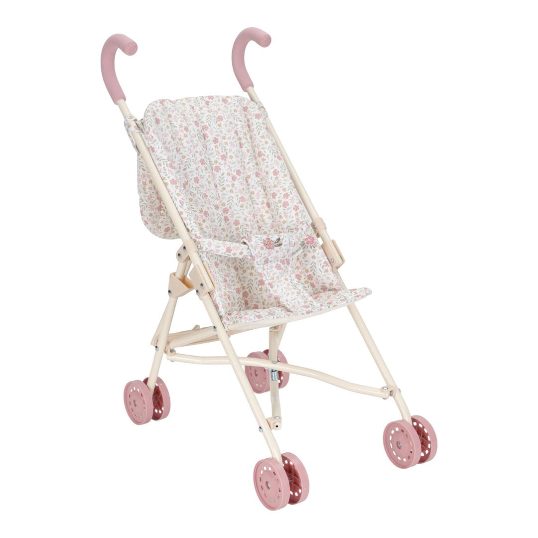 Little Dutch Metal Baby Doll Stroller – Soft Flowers
