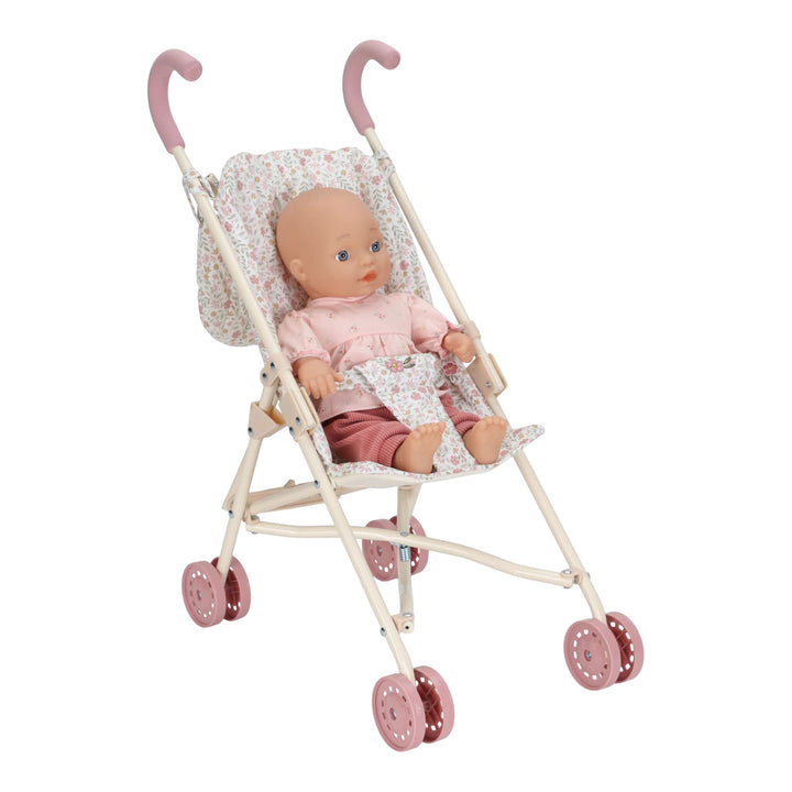 Little Dutch Metal Baby Doll Stroller – Soft Flowers