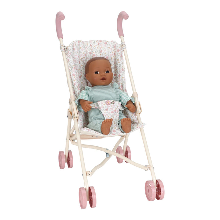 Little Dutch Metal Baby Doll Stroller – Soft Flowers