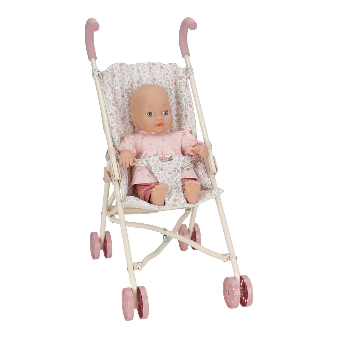 Little Dutch Metal Baby Doll Stroller – Soft Flowers
