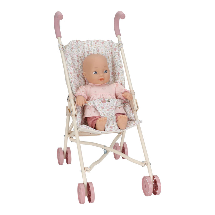 Little Dutch Metal Baby Doll Stroller – Soft Flowers