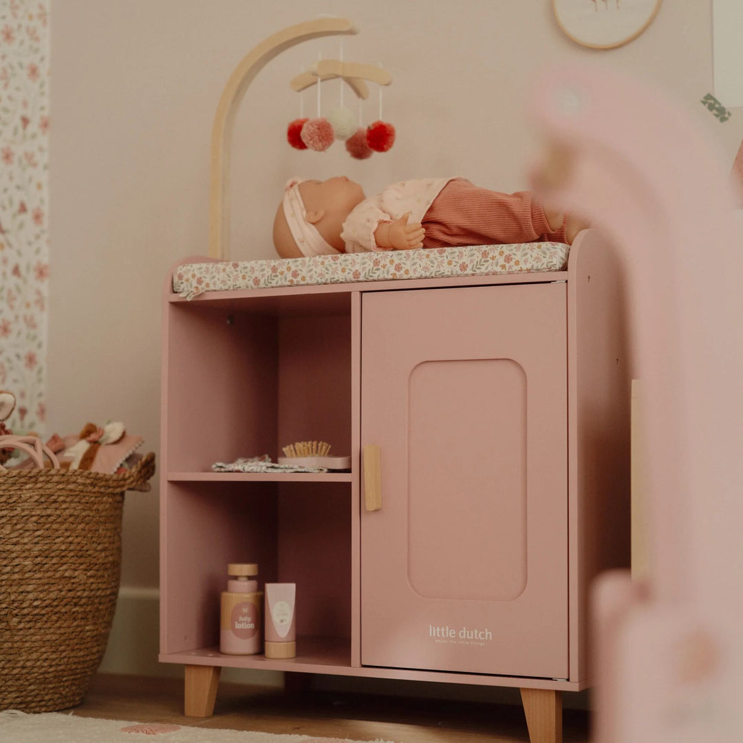 Little Dutch Baby Doll Changing Table – Soft Flowers