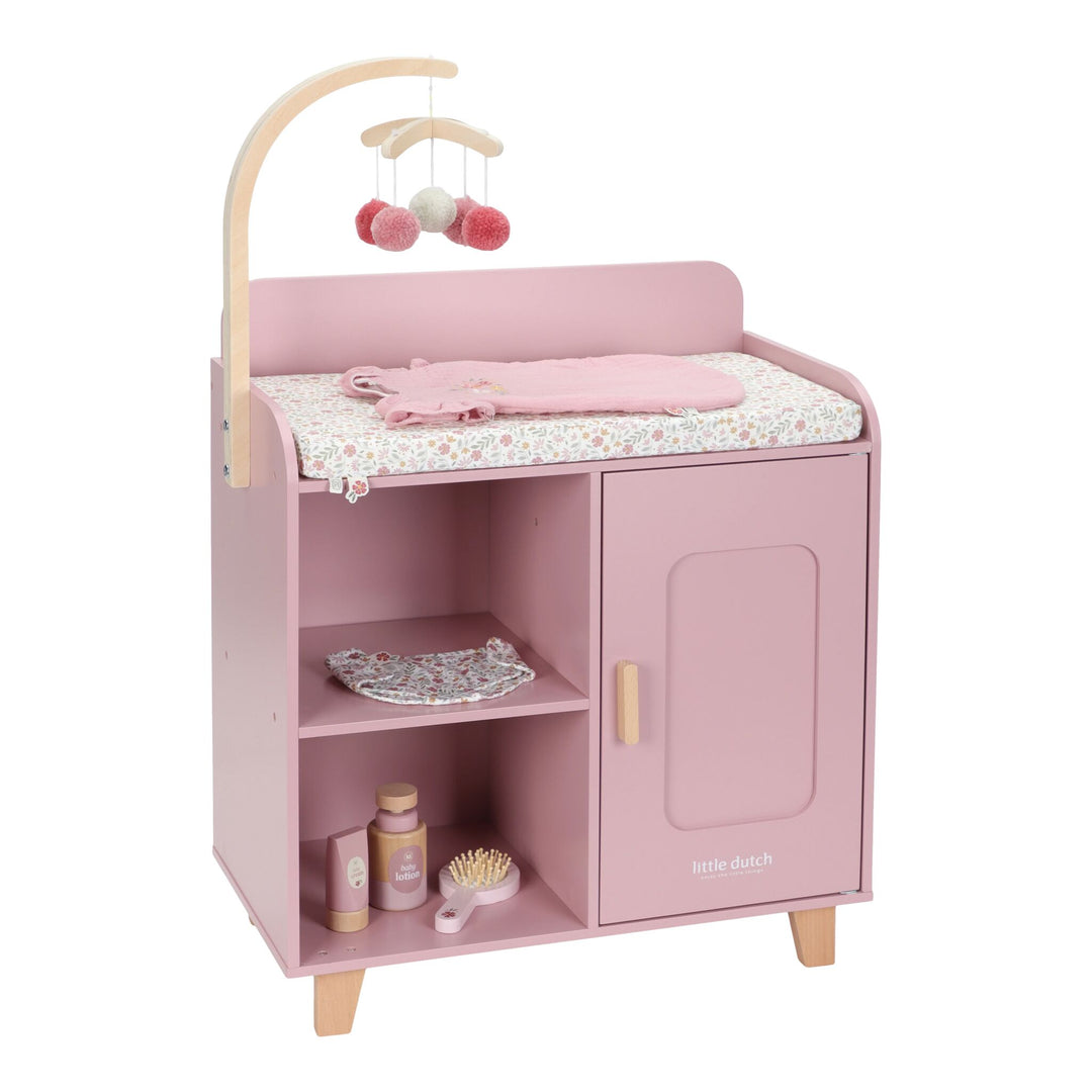 Little Dutch Baby Doll Changing Table – Soft Flowers