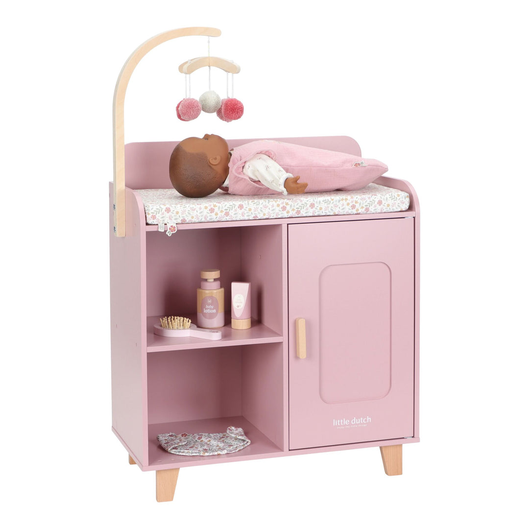 Little Dutch Baby Doll Changing Table – Soft Flowers