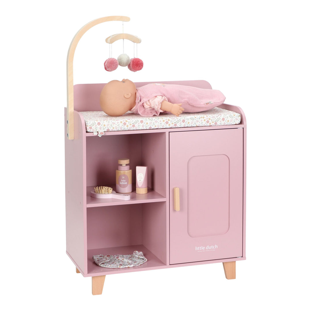 Little Dutch Baby Doll Changing Table – Soft Flowers