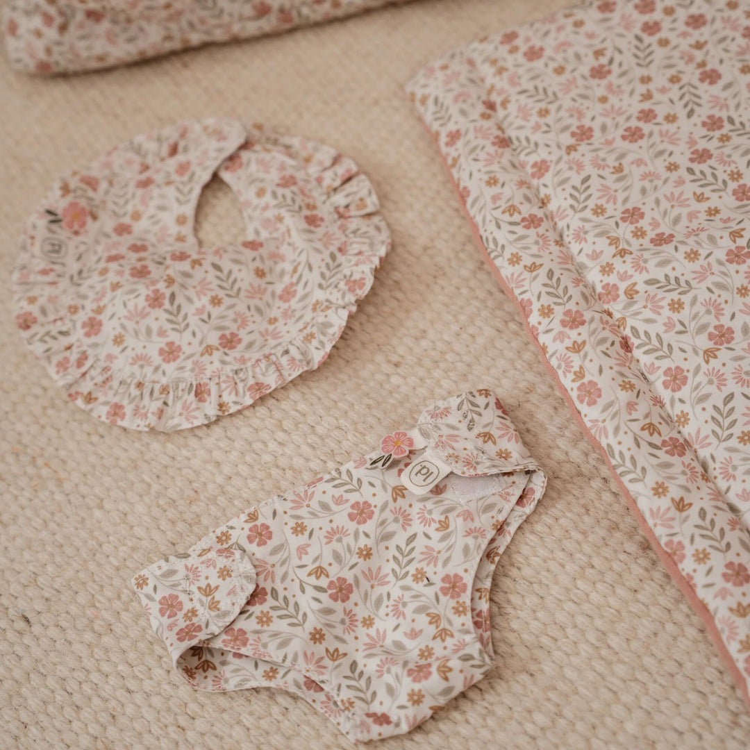 Little Dutch Baby Doll Diaper Bag Playset – Soft Flowers