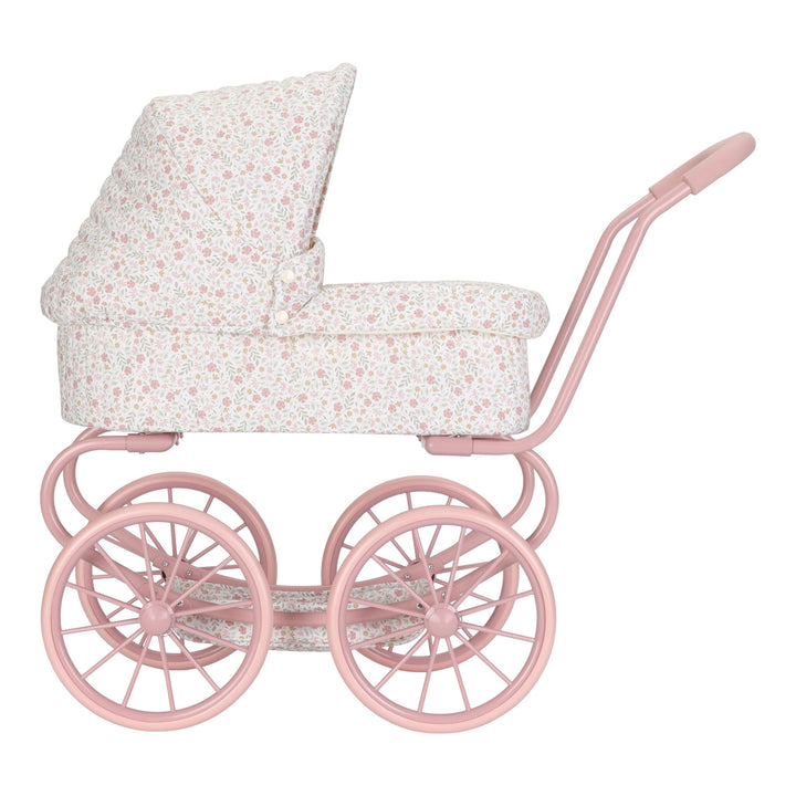 Little Dutch Vintage Metal Baby Doll Pram – Soft Flowers