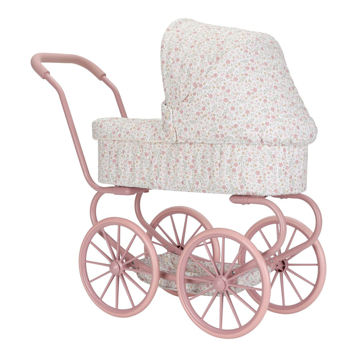 Little Dutch Vintage Metal Baby Doll Pram – Soft Flowers