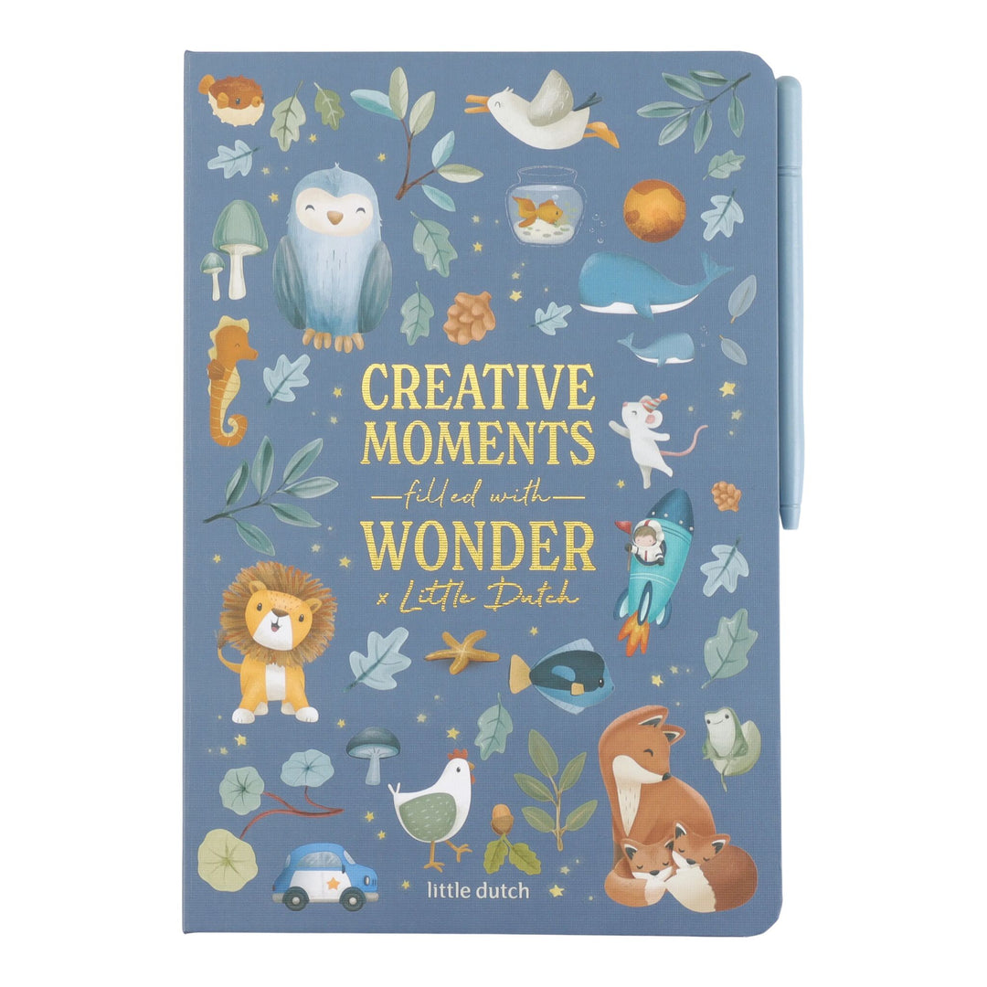 Little Dutch Forest Friends Drawing Tablet – Blue