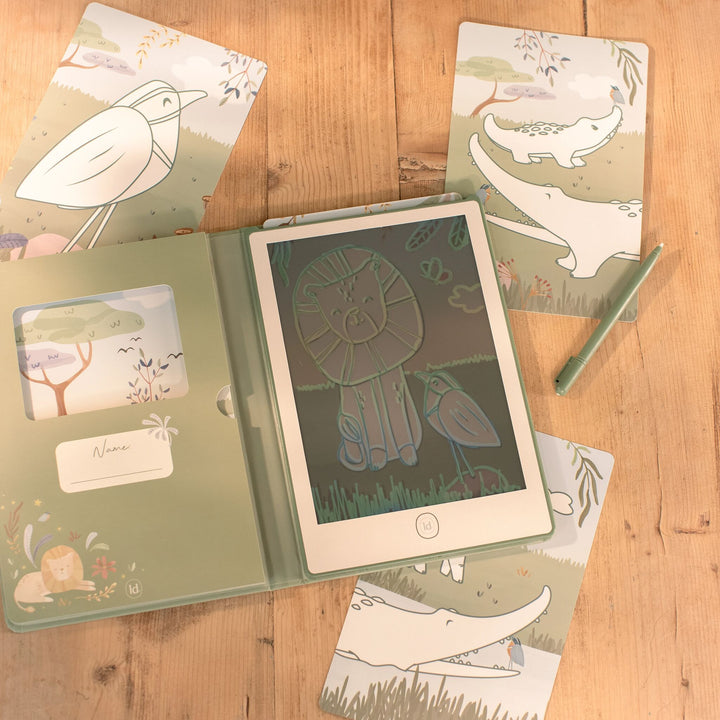 Little Dutch Safari Friends Drawing Tablet – Green