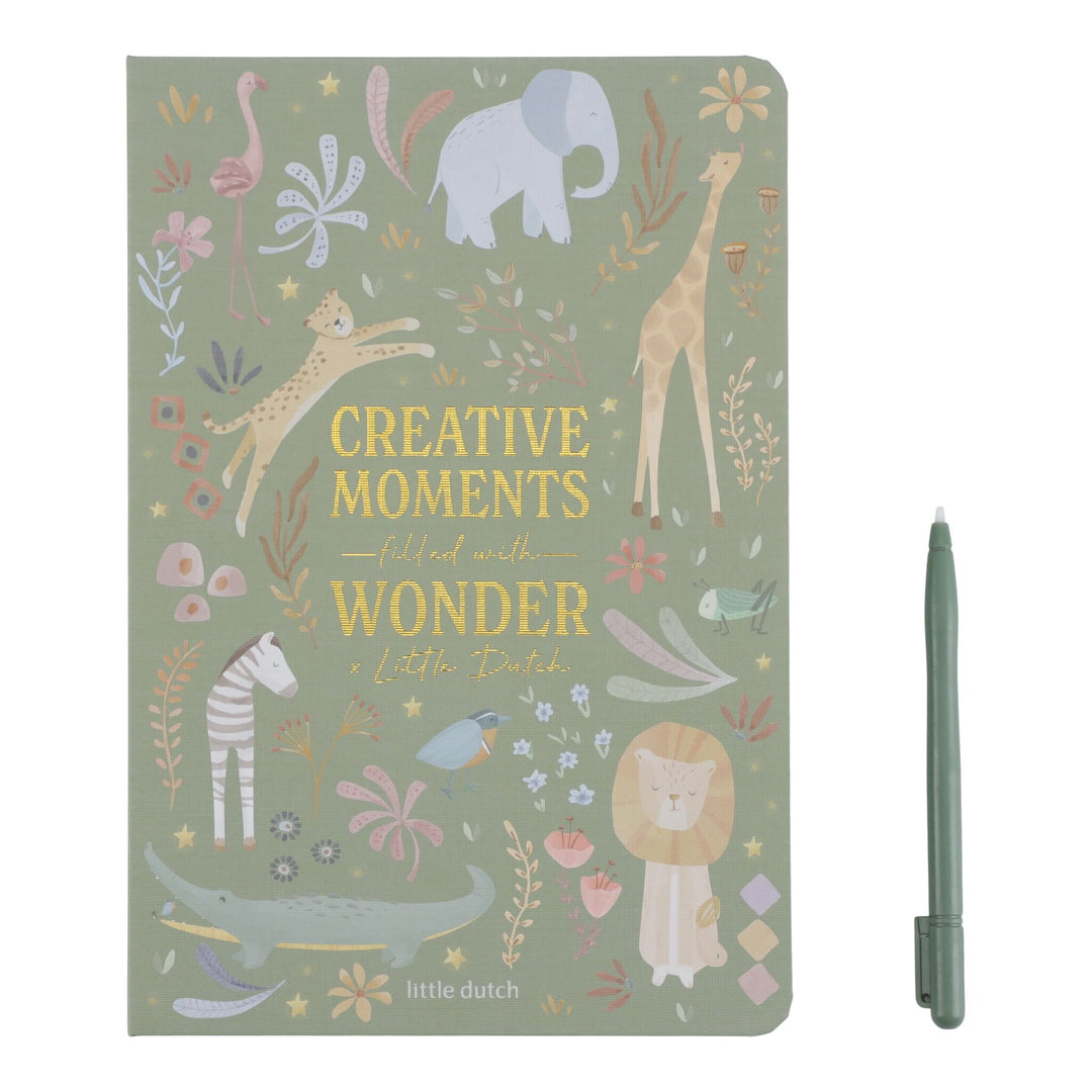 Little Dutch Safari Friends Drawing Tablet – Green