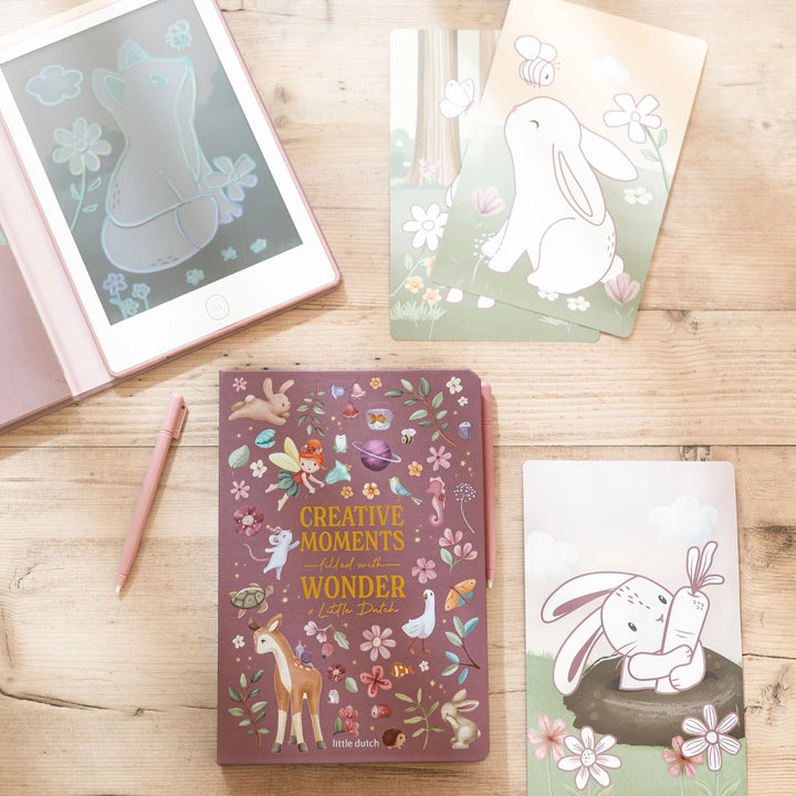 Little Dutch Fairy Garden Drawing Tablet – Pink