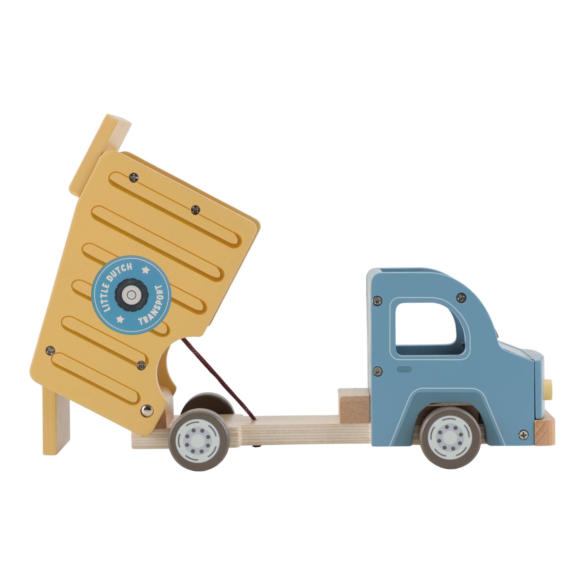 Little Dutch Wooden Dump Truck Playset