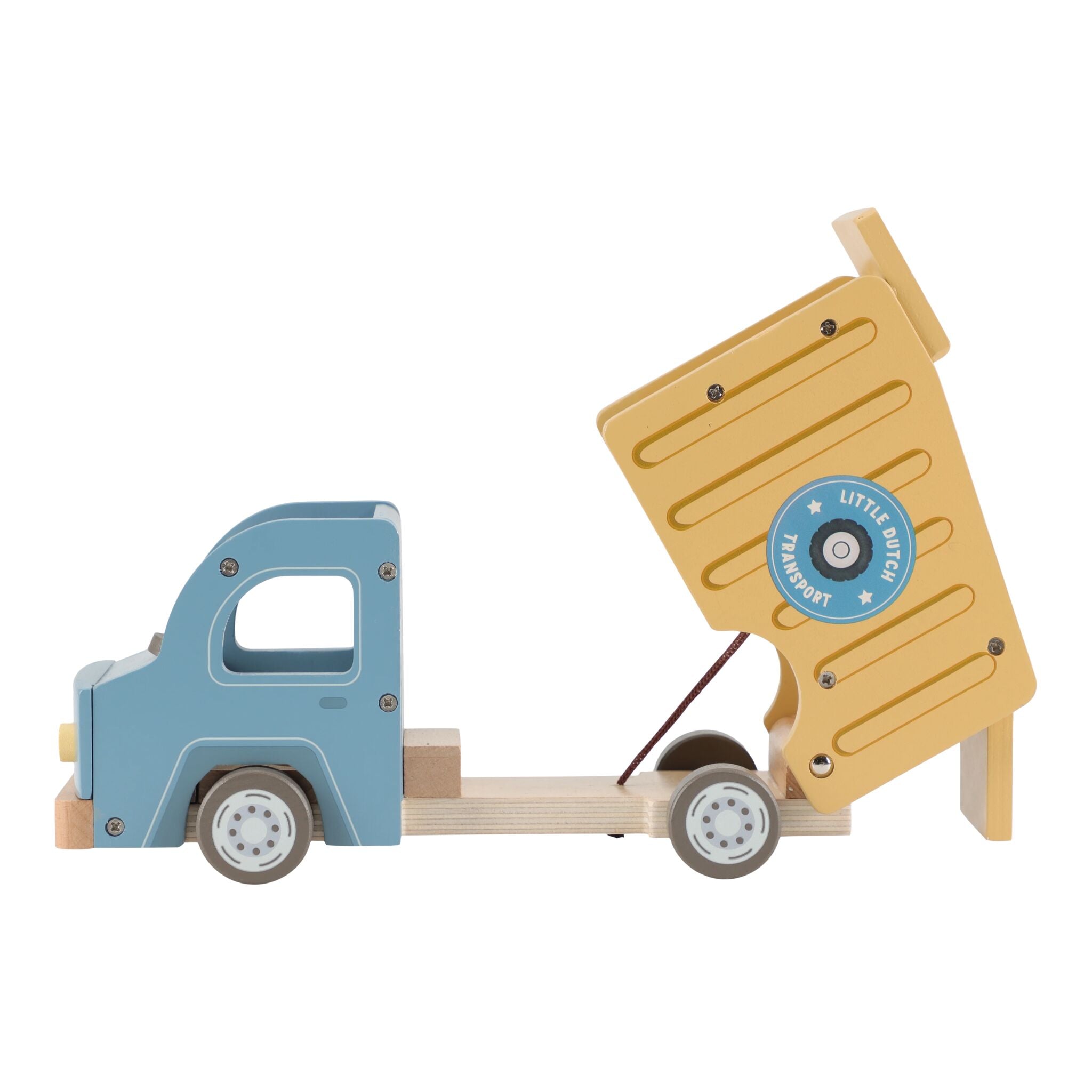 Little Dutch Wooden Dump Truck Playset