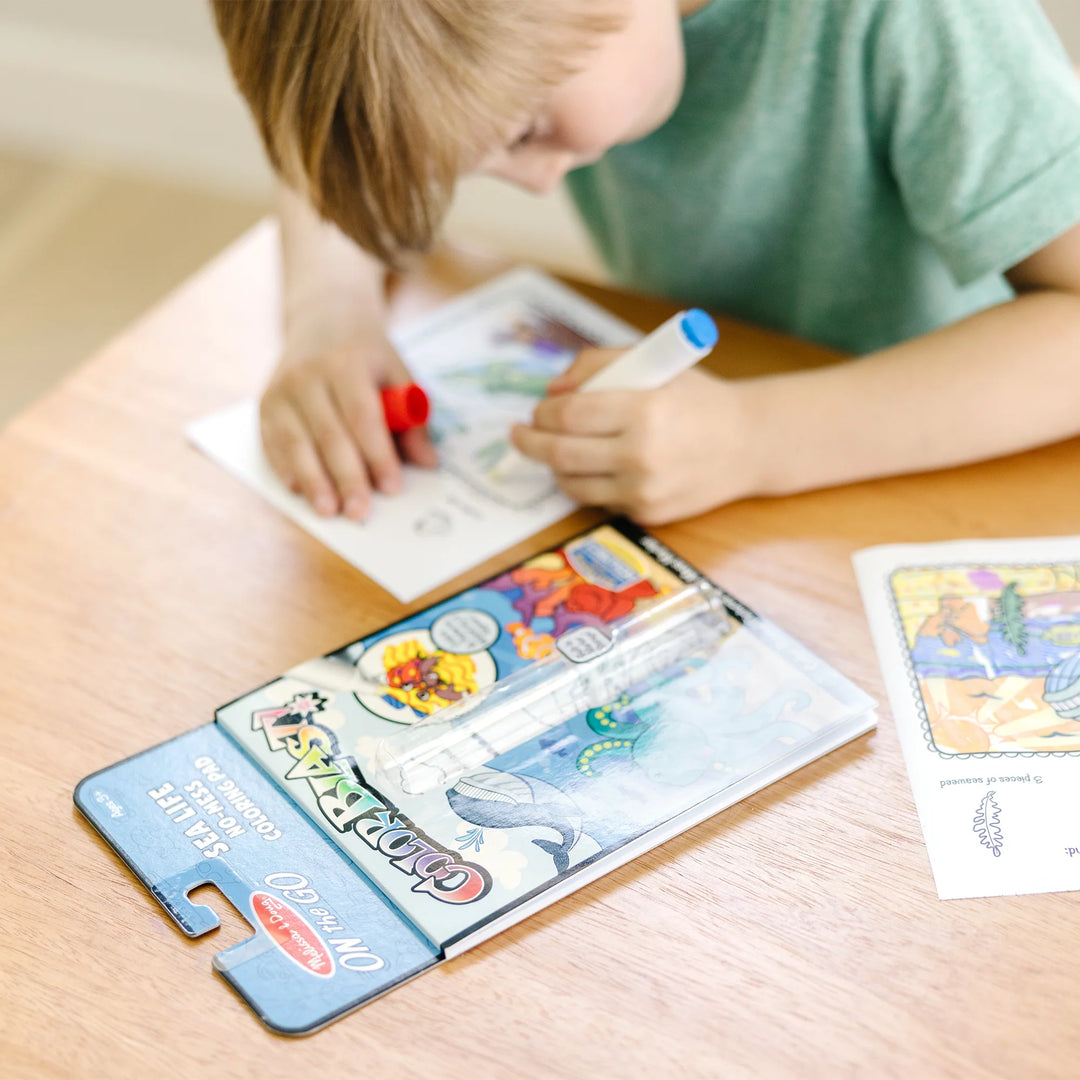 Melissa &amp; Doug On the Go™ ColorBlast Color Reveal Pad – Sealife