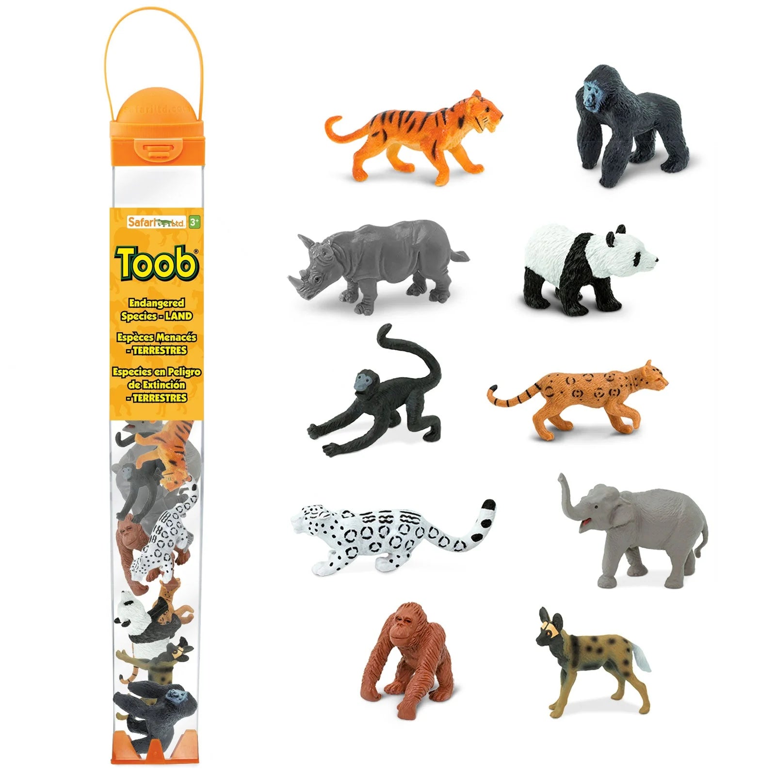 Safari Ltd TOOB® – Land Endangered Species