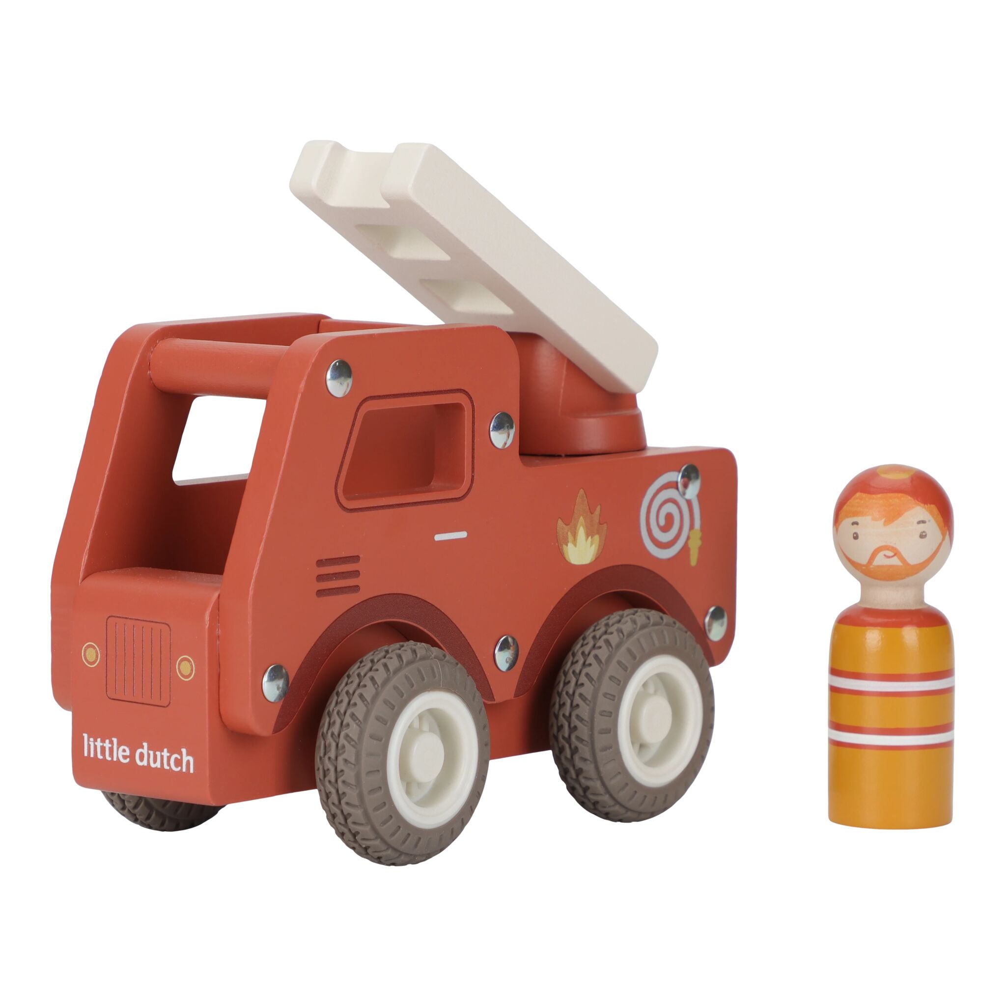 Little Dutch Wooden Fire Truck
