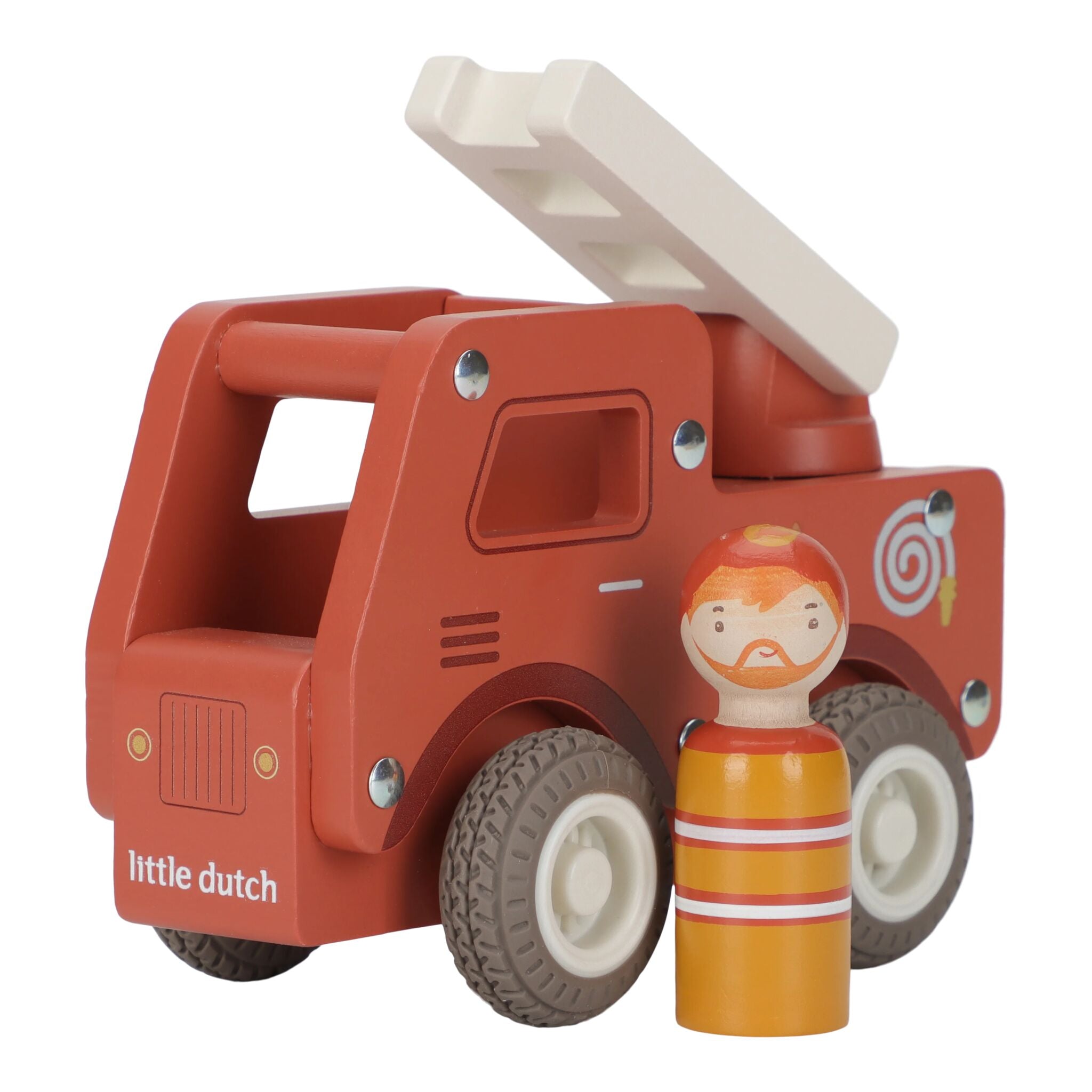 Little Dutch Wooden Fire Truck