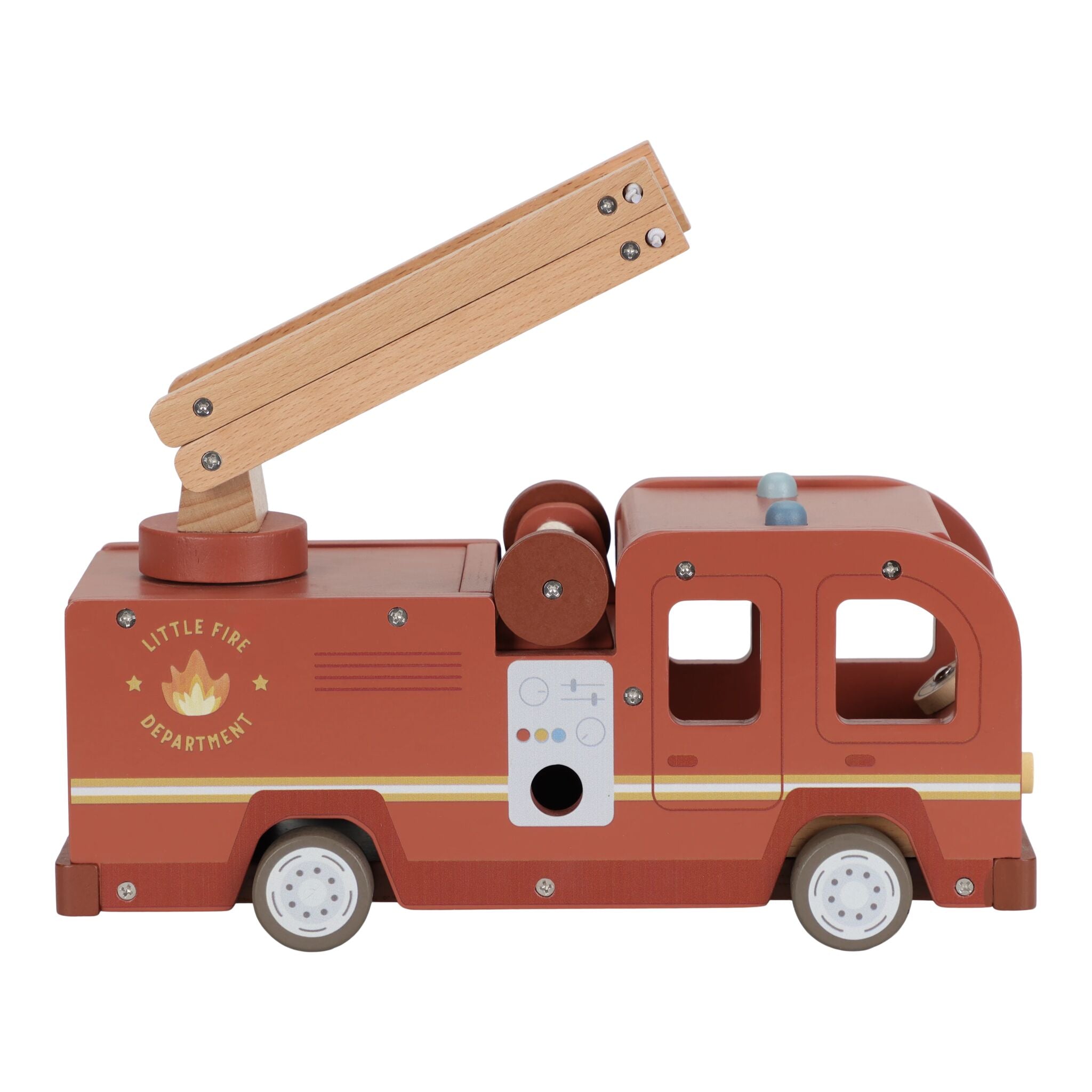 Little Dutch Wooden Fire Truck Playset