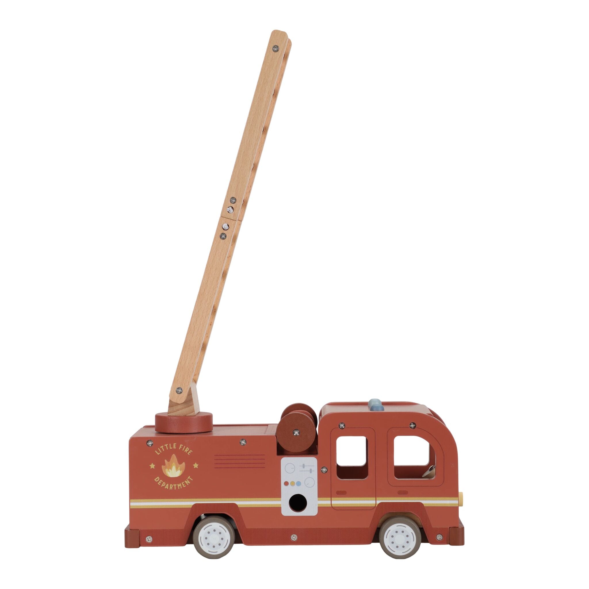 Little Dutch Wooden Fire Truck Playset