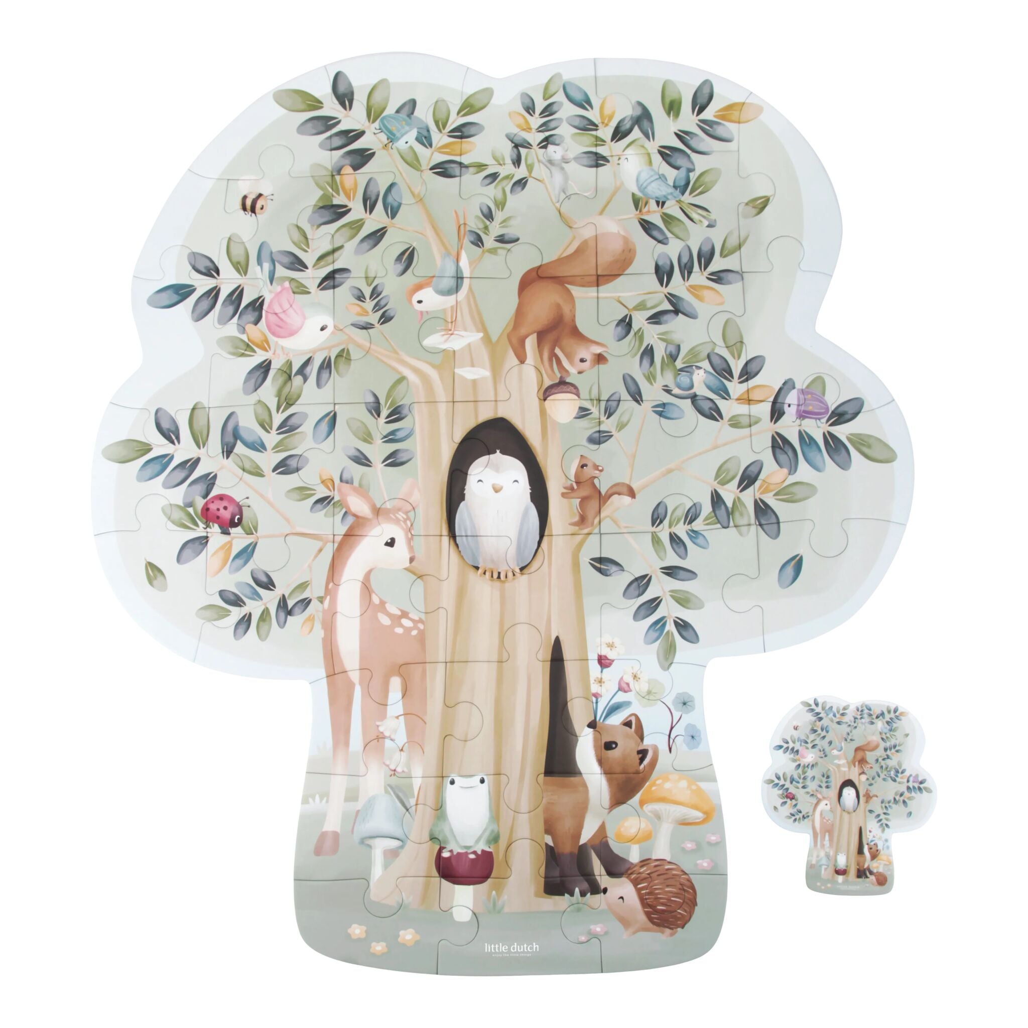 Little Dutch Floor Puzzle – Forest Friends (37 Piece)