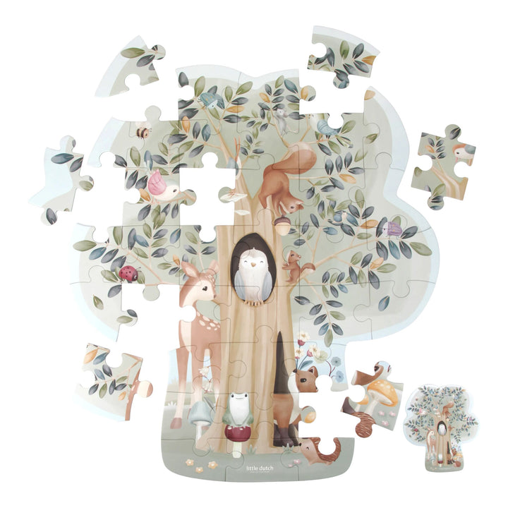 Little Dutch Floor Puzzle – Forest Friends (37 Piece)