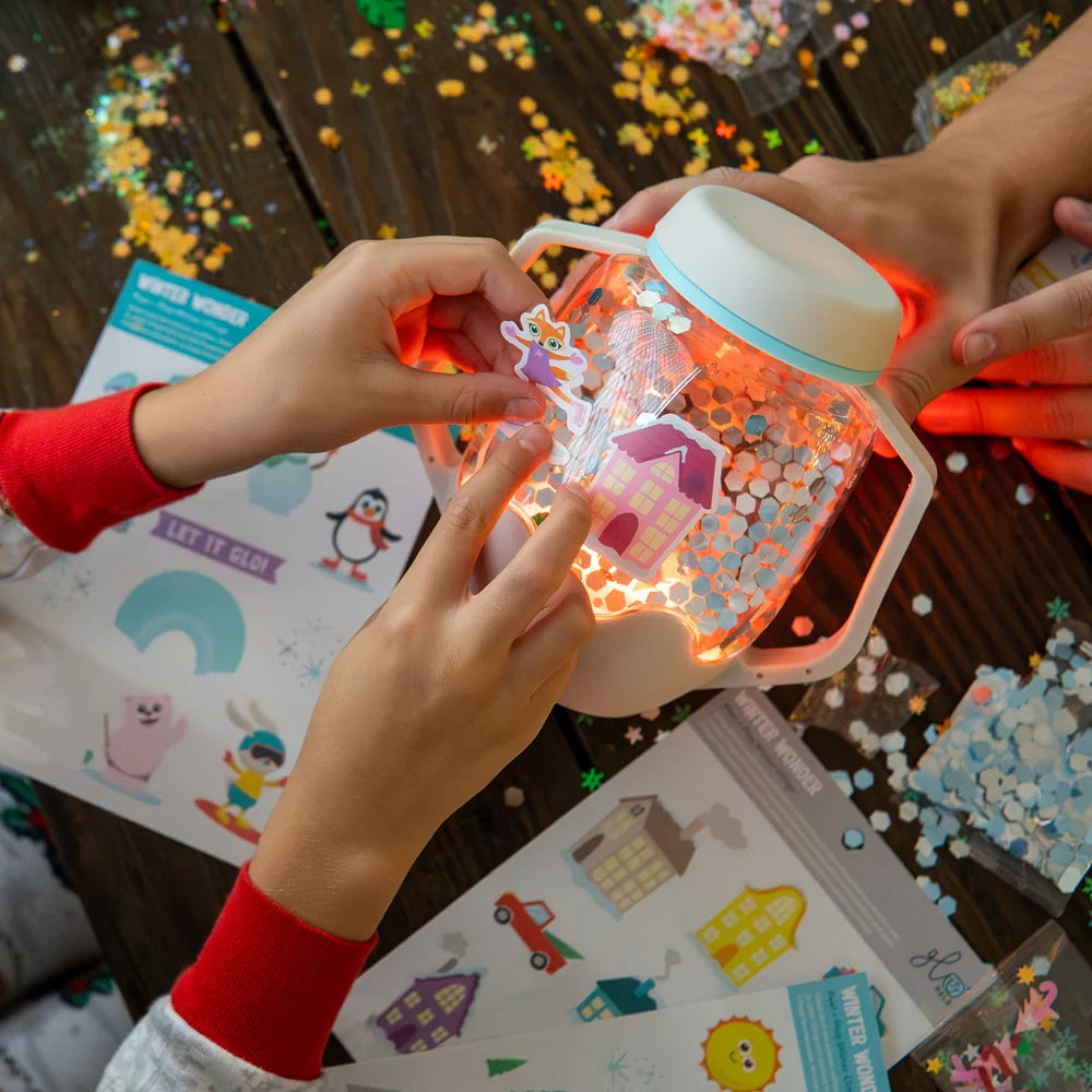 Glo Pals® DIY Sensory Play Gift Set – Snowglobe