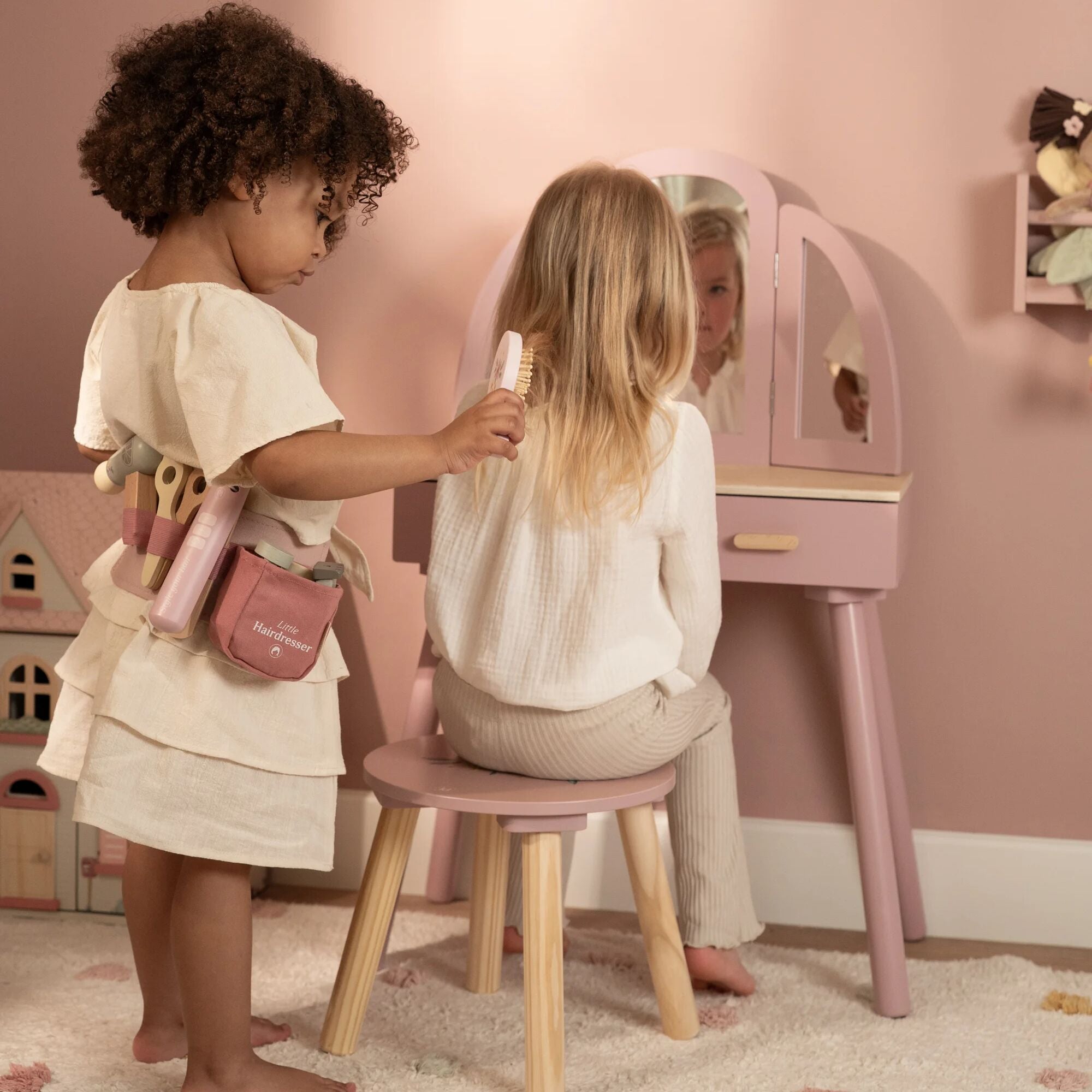 Little Dutch Wooden Hairdresser Playset