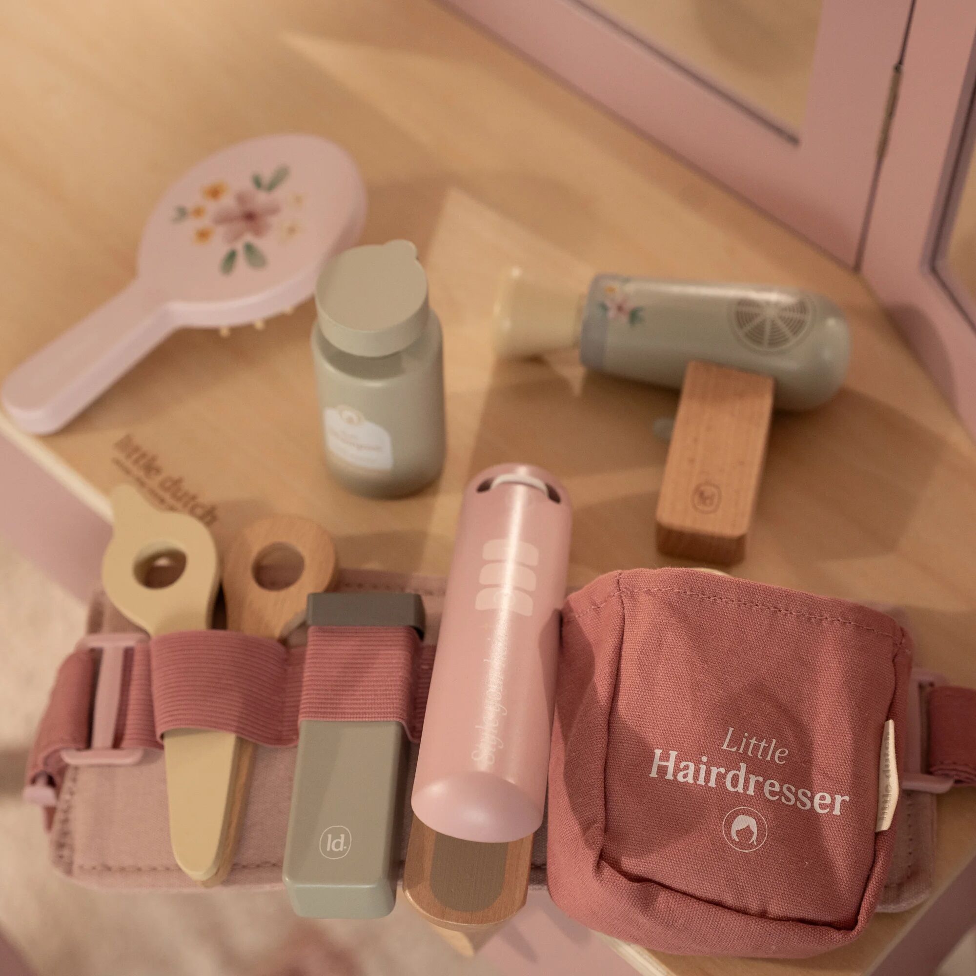 Little Dutch Wooden Hairdresser Playset