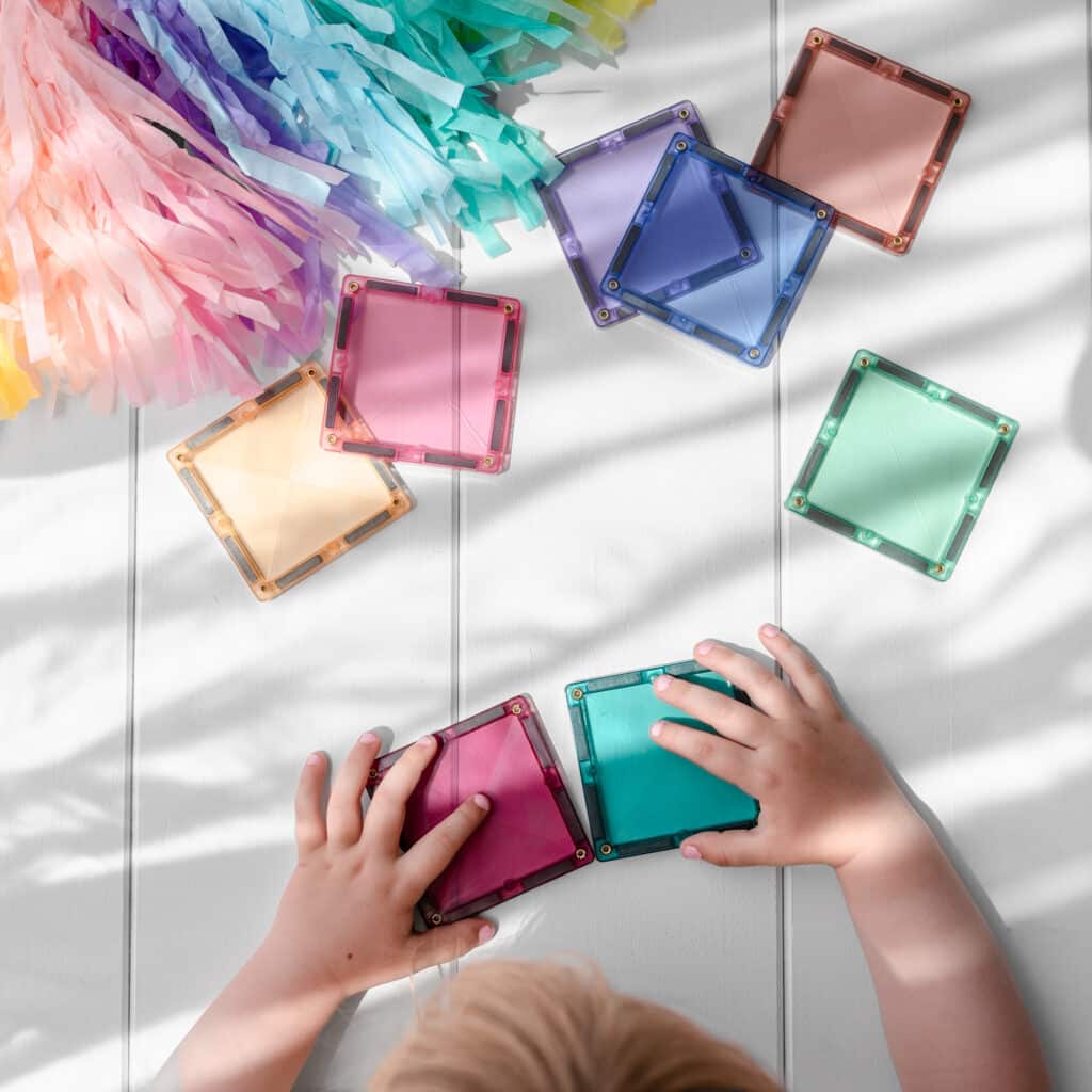 Connetix Tiles Magnetic Building Tiles Pastel Creative Pack – 120 Piece