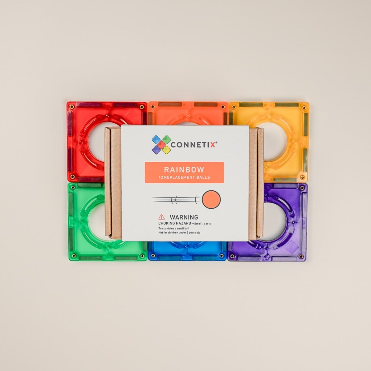 Connetix Tiles Rainbow Ball Pack – 12 Piece