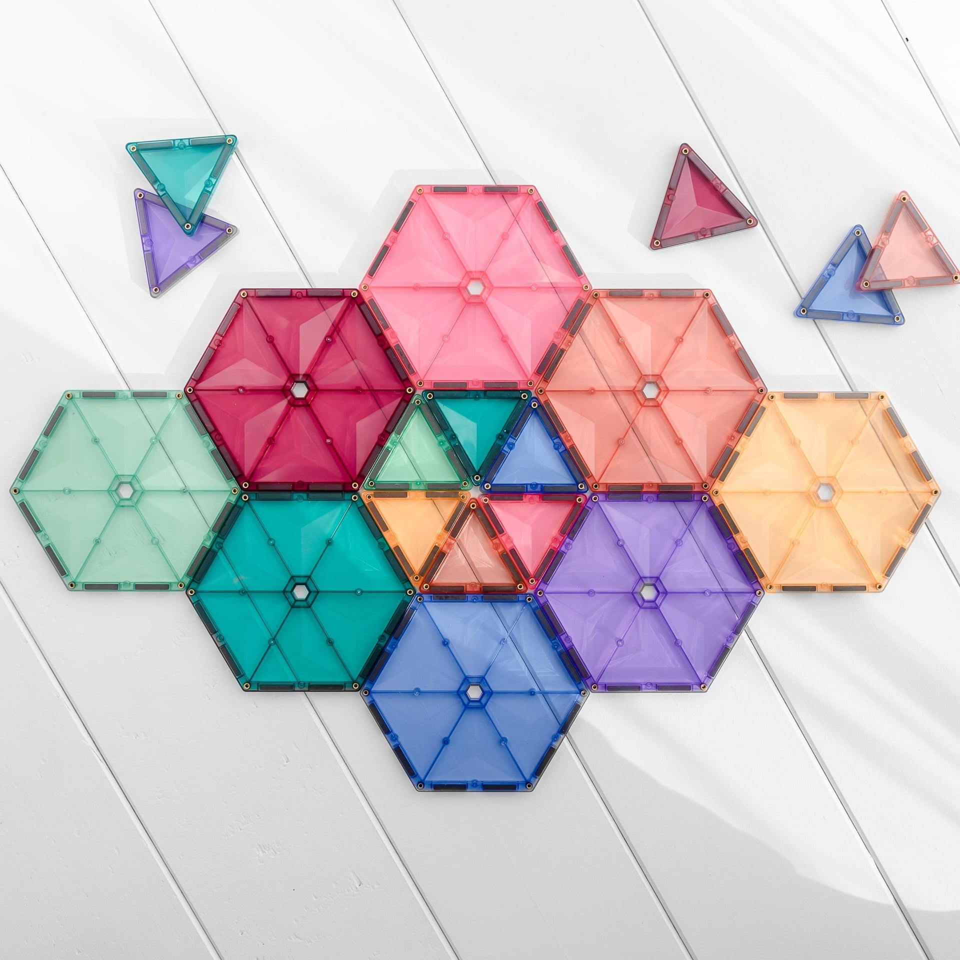 Connetix Tiles Magnetic Building Tiles Pastel Mega Pack – 202 Piece