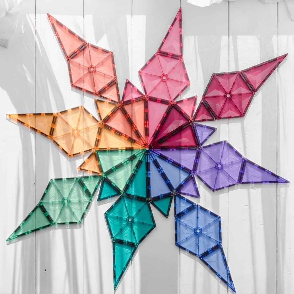 Connetix Tiles Magnetic Building Tiles Pastel Mega Pack – 202 Piece