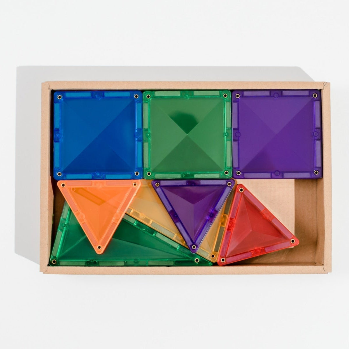 Connetix Tiles Magnetic Building Tiles Rainbow Mini Pack – 24 Piece