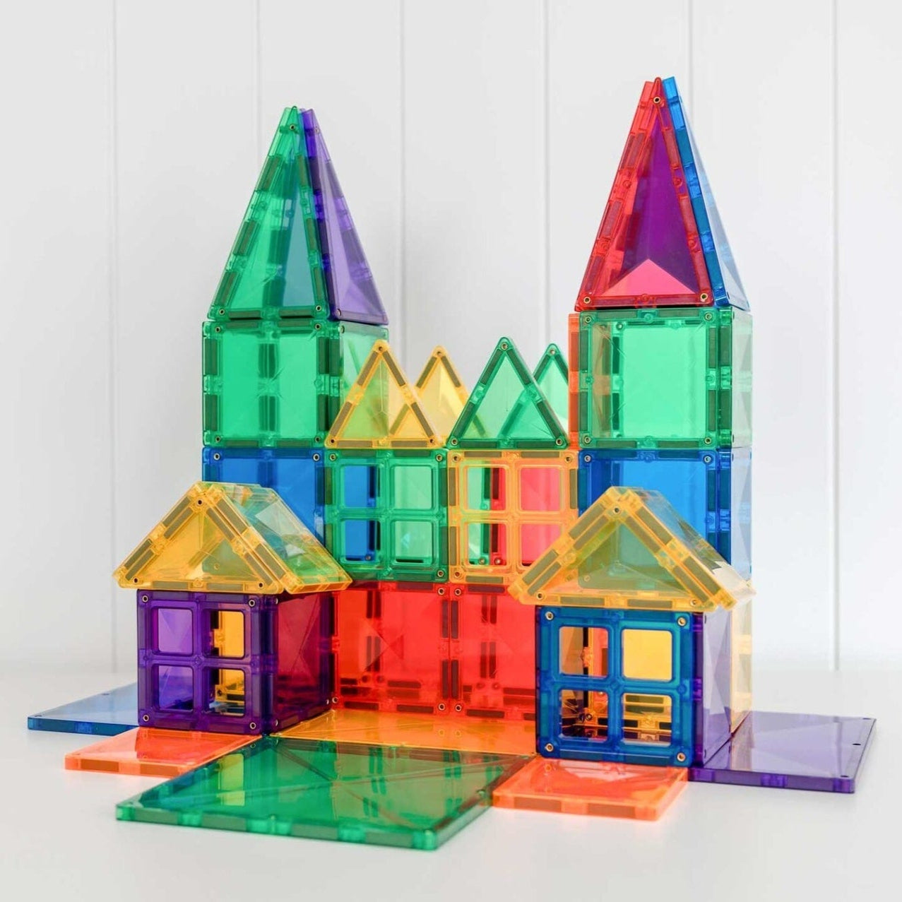 Connetix Tiles Magnetic Building Tiles Rainbow Creative Pack – 102 Piece